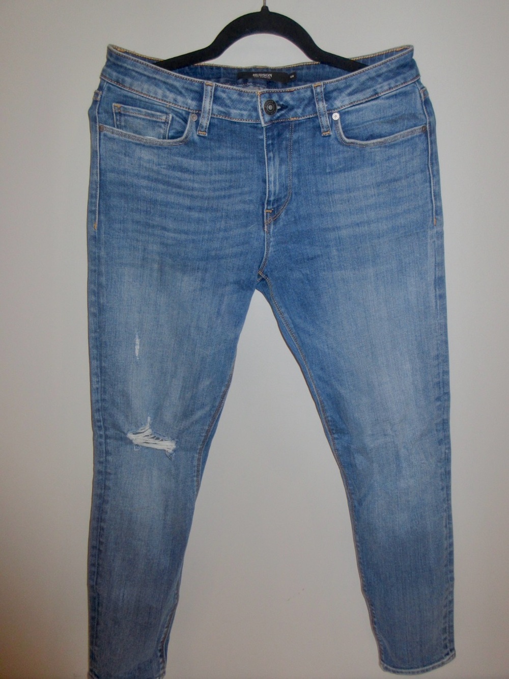 Hudson Jeans Light Blue Distressed Denim